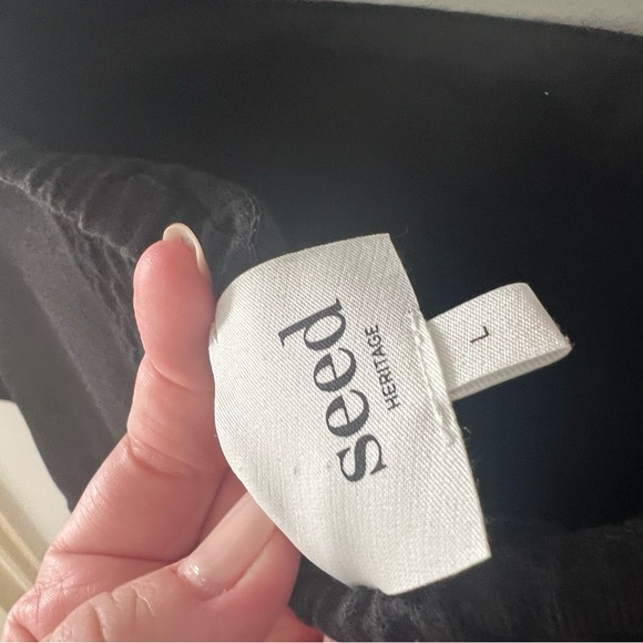 Seed mini black dress size L - Picture 2 of 3